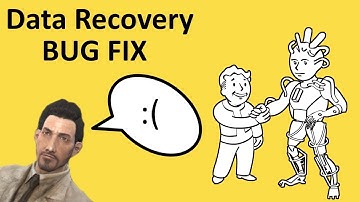 Fallout 4 - Dear Bethesda, please fix the "Data Recovery" quest already... it