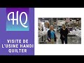 Visite du sige et de lusine handi quilter