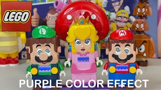 LEGO Characters Test The Effect of Purple Color