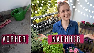 Wir retten meinen hässlichen Balkon - DIY, Kräutergarten & Boho Deko