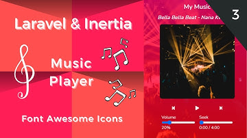 Laravel en Inertia Music Player: Font Awesome Icons [3]