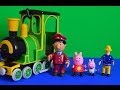 Fireman Sam Peppa pig Episode Greendale Train Postman Pat Play-doh Gorge Pig