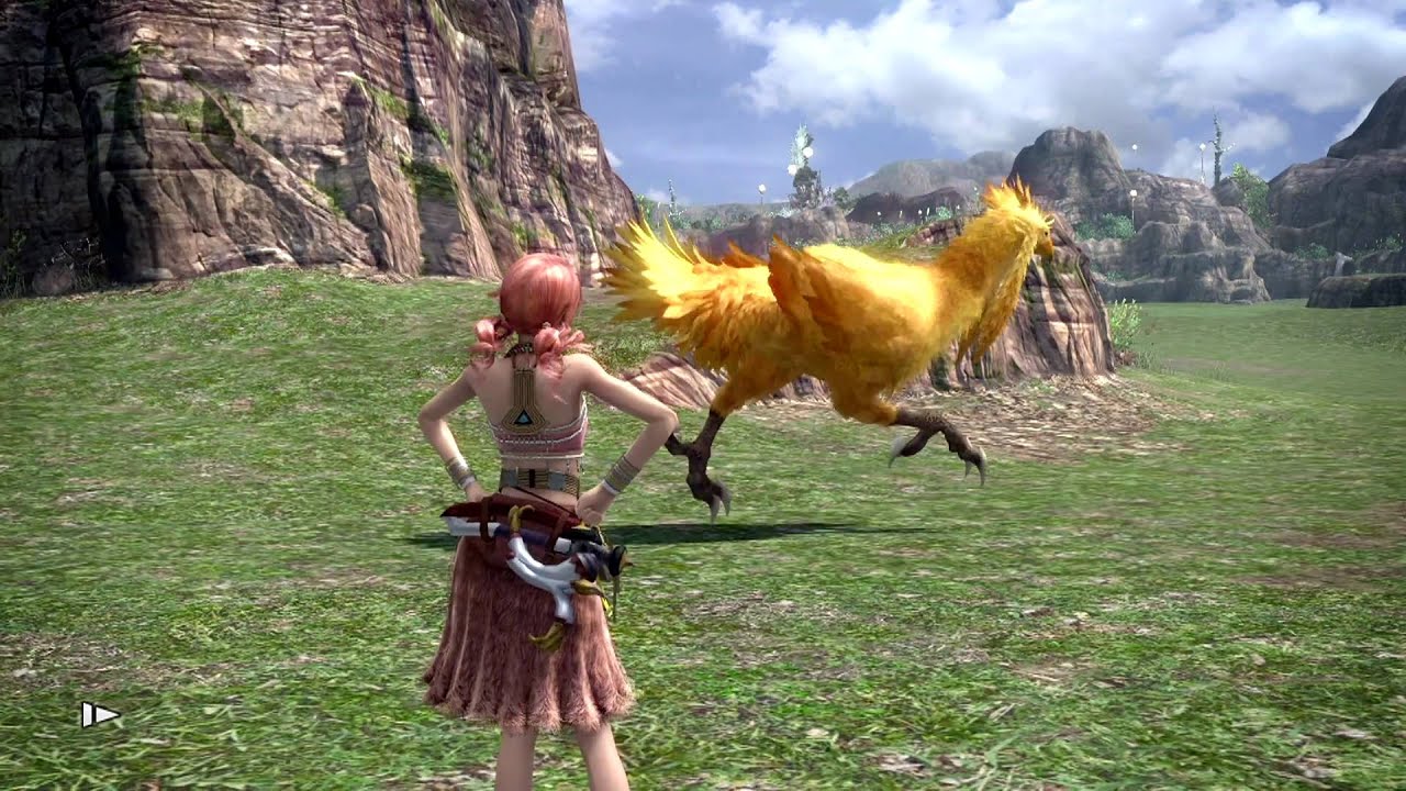 Ff13 Secret 14 チョコボに振り落とされるルシ達まとめ Youtube