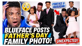 Blueface Posts Unexpected Father’s Day Family Photo Featuring Pinkface & Javaughn!