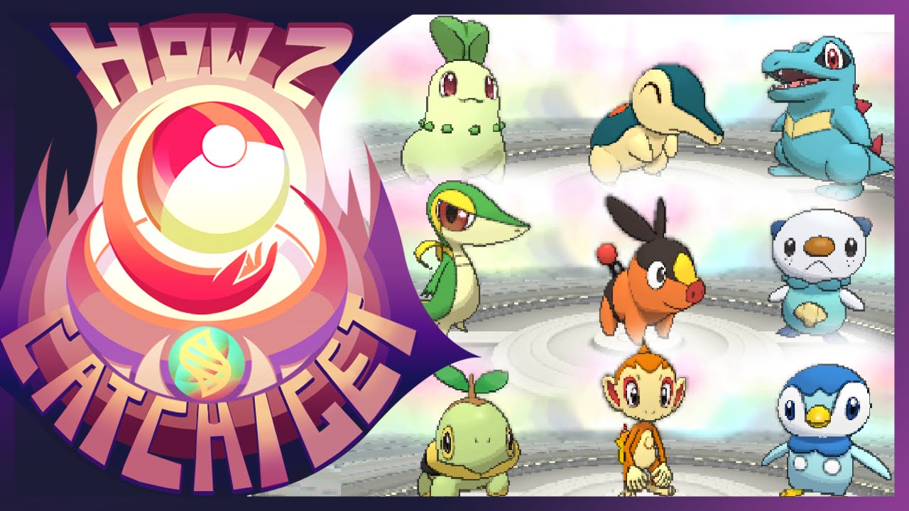How And Where To Catchget Starters From Johtosinnoh And Unova Region In