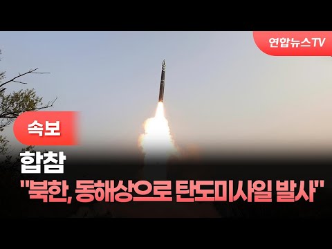 [속보] 합참 &quot;북한, 동해상으로 탄도미사일 발사&quot; / 연합뉴스TV (YonhapnewsTV)