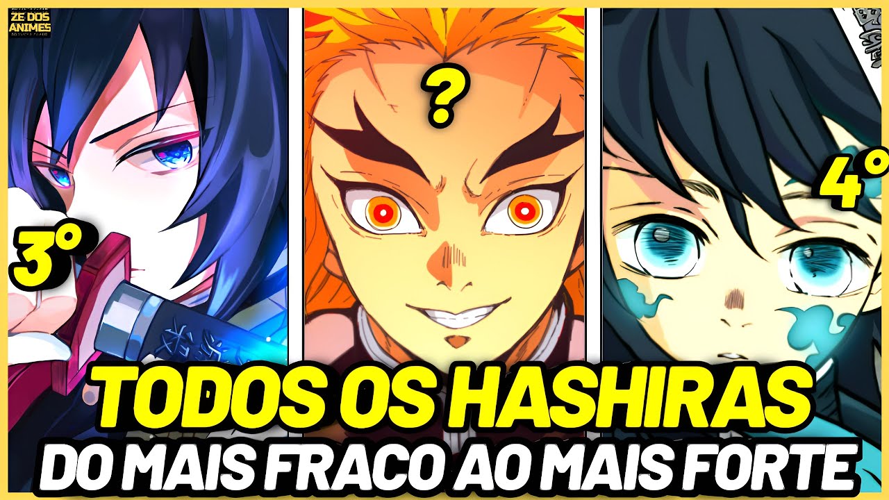 Quem é o Hashira mais Fraco de Kimetsu no Yaiba?