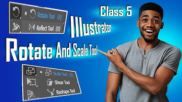 Master Rotate, Reflect, Shear & Scale Tools in Illustrator | (Class 5)