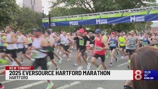 Thousands take part in 2025 Eversource Hartford Marathon