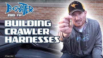 How to build  spinner rigs and crawler harnesses for walleye fishing.
