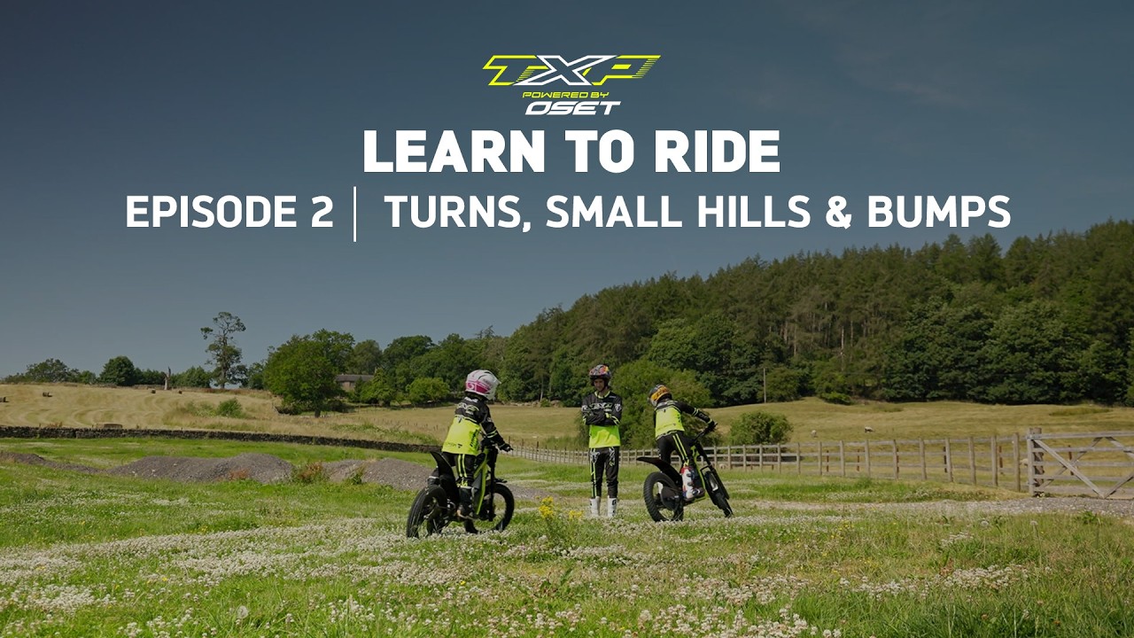 Triumph TXP Learn to Ride | Episode 2 | Turns, Small Hills & Bumps