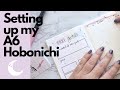 Setting up my 2021 Day Free A6 Hobonichi