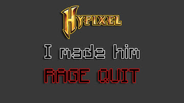 I made him RAGE QUIT #Shorts