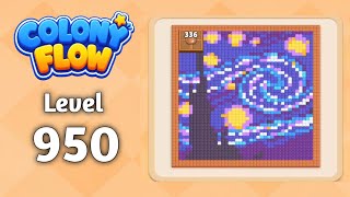 Colony Flow level 950 walkthrough solution gameplay 
