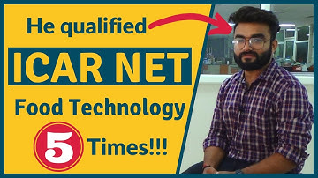 Discussing ICAR NET FAQs with Mr Deepak Kumar (PhD Scholar, NIFTEM) | Food Technology | 2019