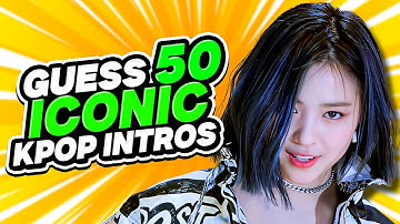 GUESS 50 ICONIC KPOP INTROS 🎵🎧 | KPOP QUIZ