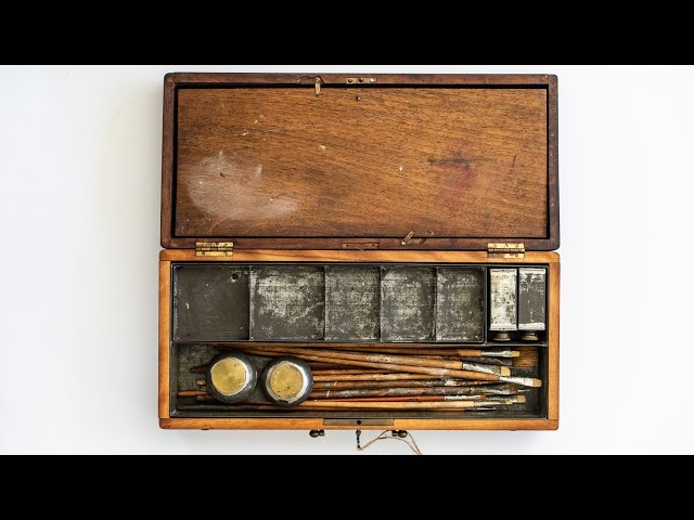 How to Clean & Hydrate Old Wood and an Antique Art Box Tour 