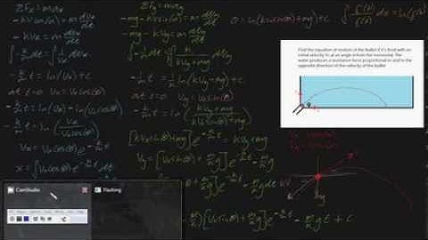 projectile with drag part 2