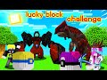 LUCKY BLOCK CHALLENGE ONE VÀ NOOB CHẠY ĐUA LUCKY BLOCK YETI DÙNG BÀI TỦ GROUDON SPECIAL MINECRAFT