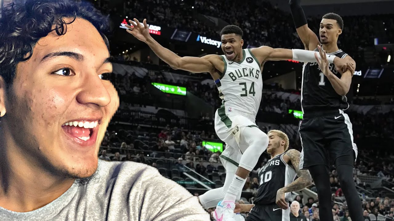 Milwaukee Bucks Vs San Antonio Spurs Reaction Full Game Highlights 