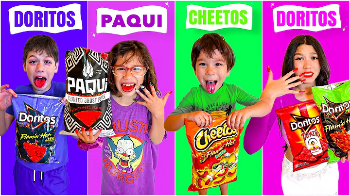 LAST TO STOP EATING SPICY CHIPS WINS MYSTERY PRIZE **Kids Went Crazy** pt 8 | Familia Diamond