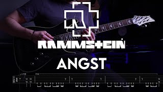 RAMMSTEIN - Angst | Guitar Cover + Screen Tabs