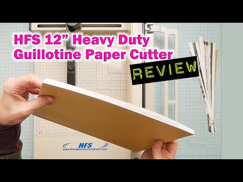 HFS 12'' A4 Heavy Duty Guillotine Paper Cutter