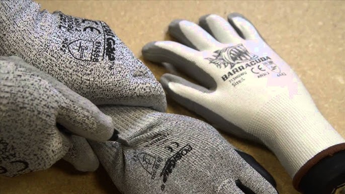 Cut Resistant Work Gloves  NoCrys Cut Resistant Safety Gloves