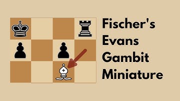 Learn Italian Game Evans Gambit Tricks from Bobby Fischer