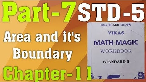 STD-5#Mathsmagic#workbook#Chapter-11#Area And It