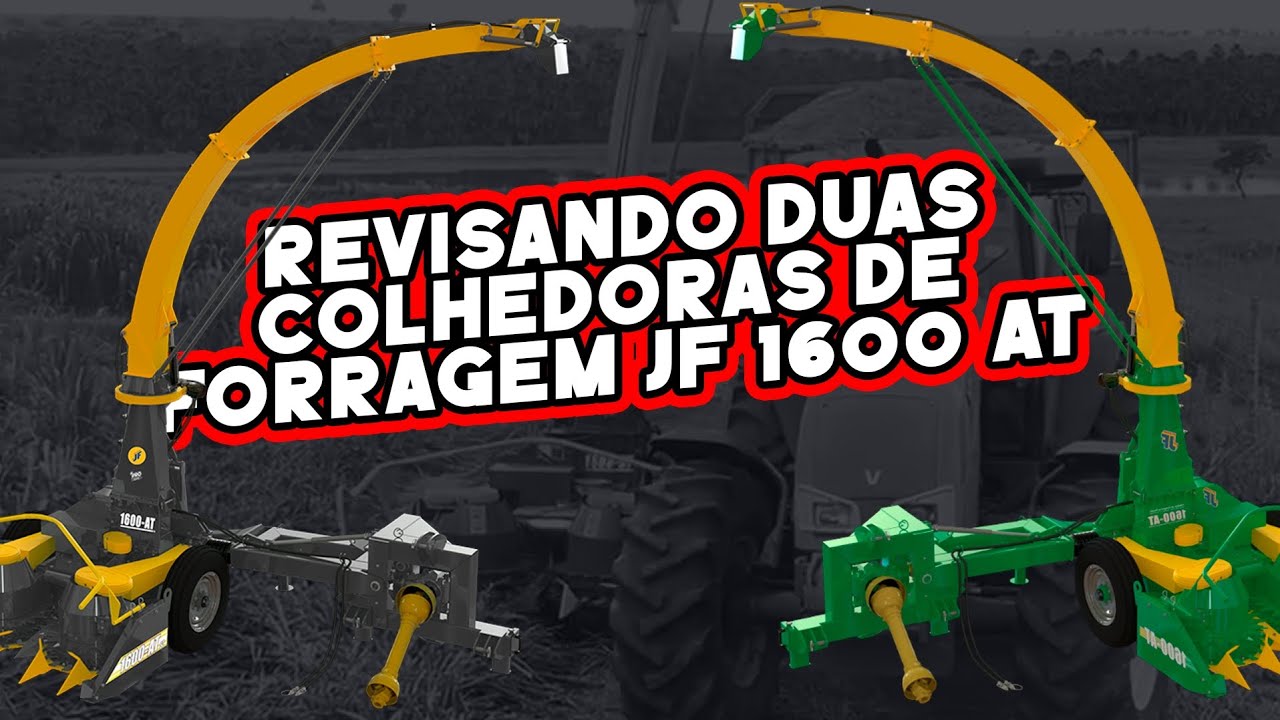 Revisando duas colhedoras de forragem JF 1600 AT