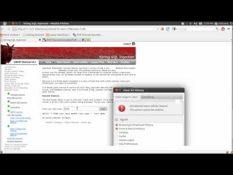 Webgoat: Injection Flaws [String SQL Injection]