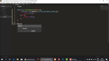 Funcão para validar email em php