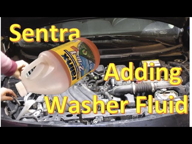 Replacing the washer reservoir tank on Nissan Altima 