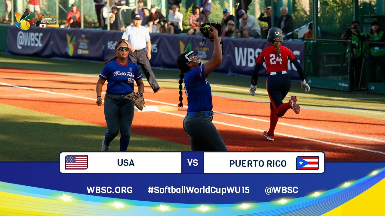 Highlights - Game 20 - USA vs Puerto Rico - 2023 U-15 Women's Softball World Cup