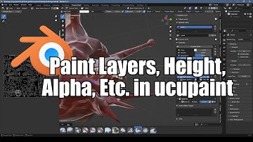ucupaint Tutorial - color layers, height maps, alpha, and exporting.