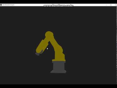 Processing robot arm 3D import