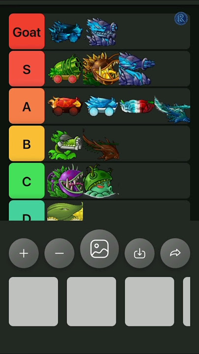 Tierlist Giant Fusion part2 #pvz #plantsvszombies