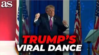 TRUMP does viral 'Trump Dance' at MOUNT RUSHMORE | America's 250th Anniversary