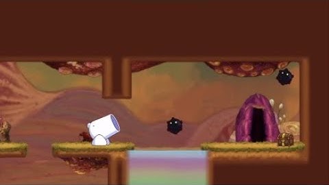 A Boy and his Blob walkthrough, trophys and all chests found third world Part 2