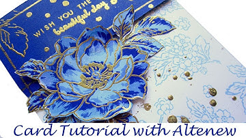 How to make Layered Stamped Card with Altenew