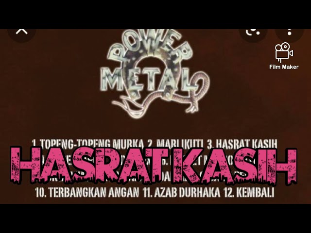 HASRAT KASIH POWER METAL class=