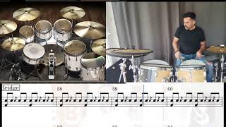 THE Black Keys Lonely boy drum cover + Score