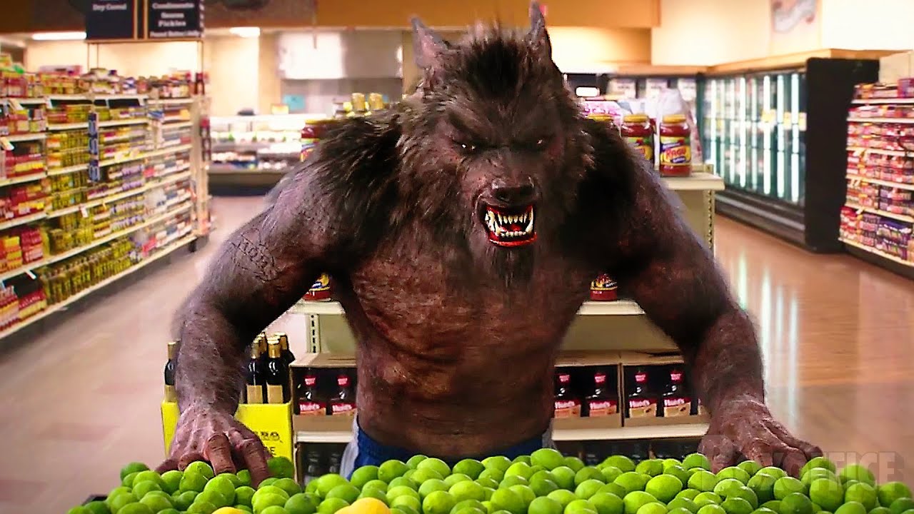 Un loup garou au supermarch