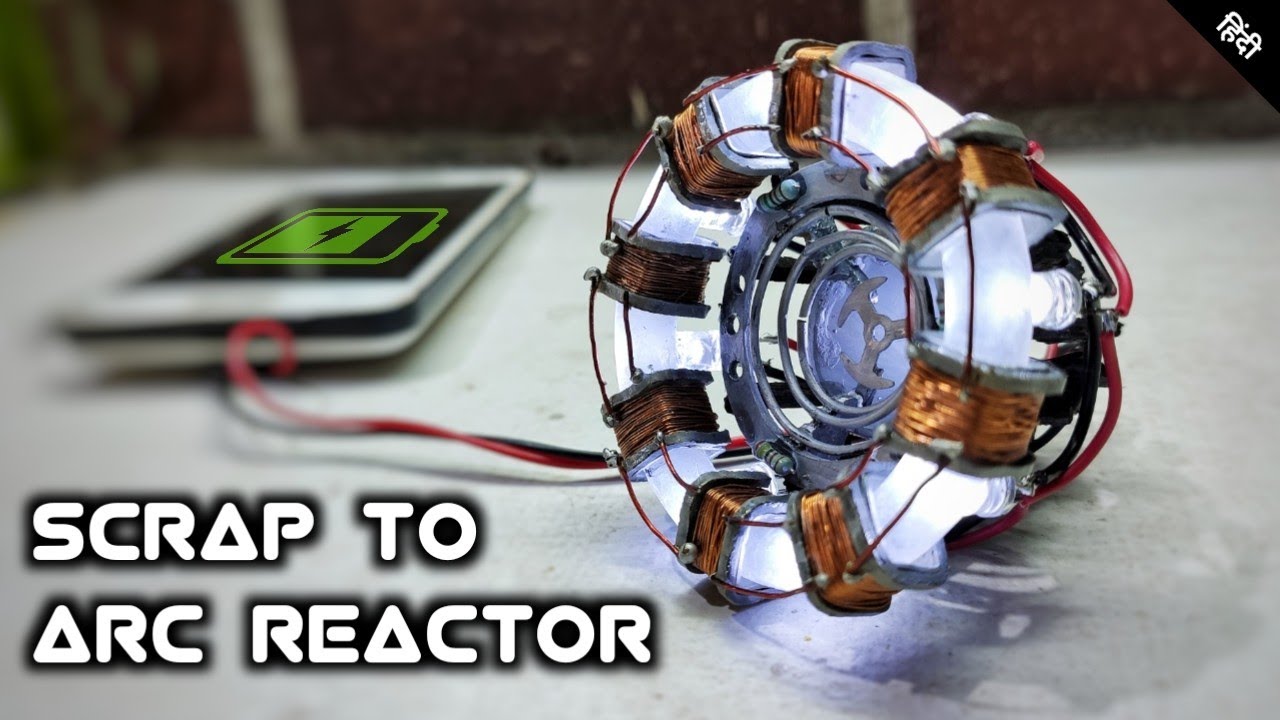 Scrap To Arc Reactor || How To Make Arc Reactor At Home || Arc Reactor  Kaise Banaye || Hindi - Youtube