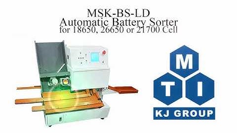 5 Channel Automatic Battery Sorter/ Battery Selector for 18650, 26650 or 21700 Cell - MSK-BS-LD
