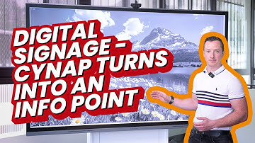 Digital signage - Cynap turns into an info point