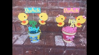 Baby Shower Duck Centerpiece