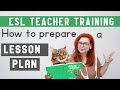 Esl teacher training how to create a lesson plan