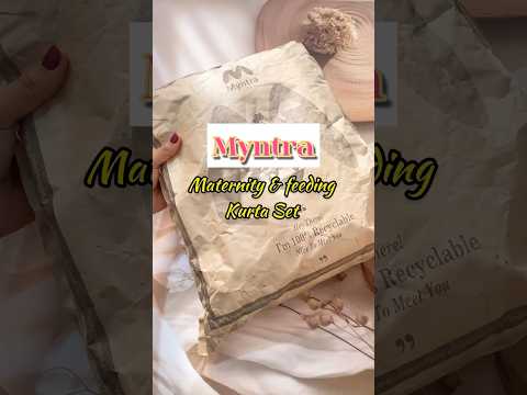 Maternity dresses from Myntra | Myntra maternity kurta sets | Myntra feeding dresses